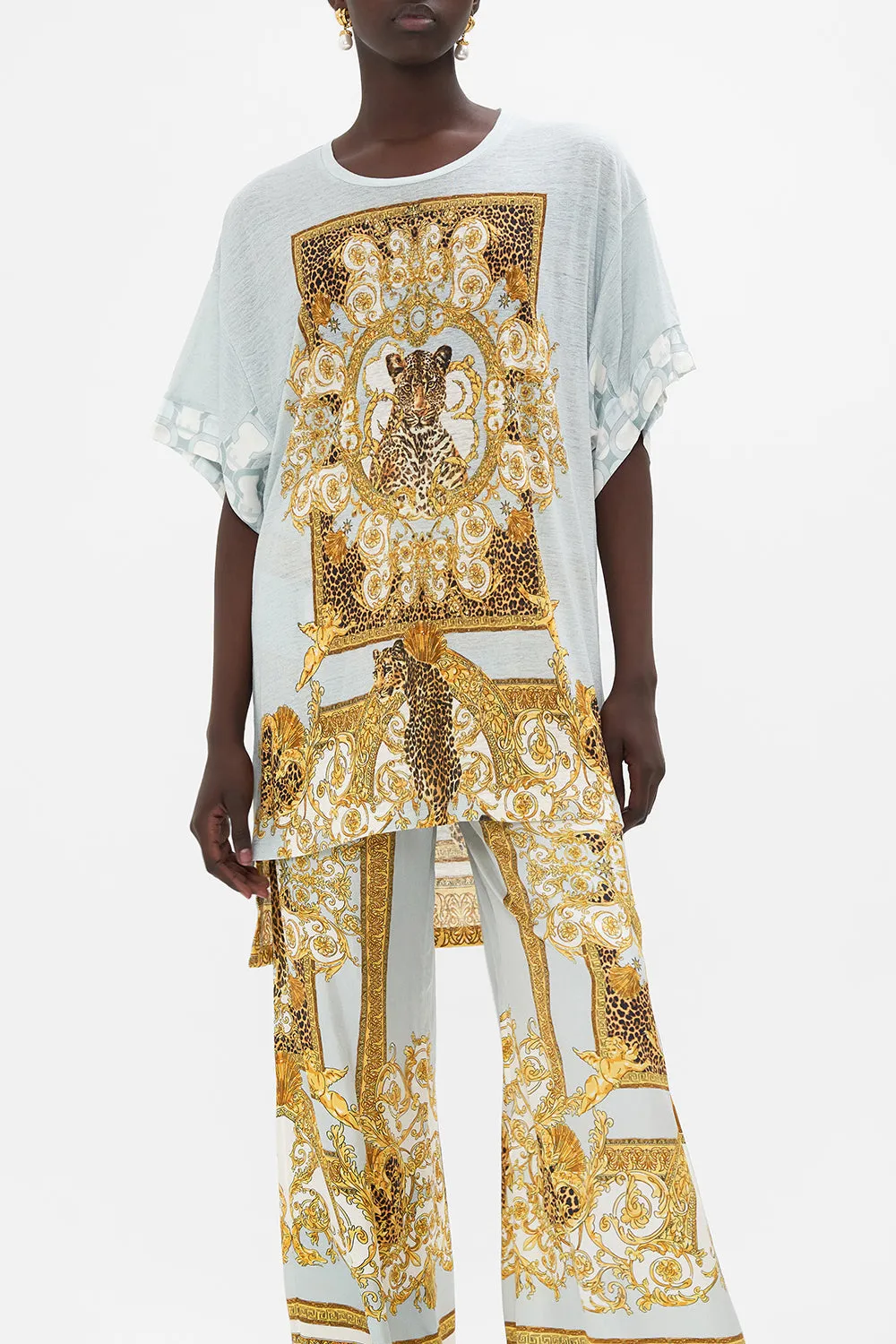 PANELLED SIDE SPLIT TEE PALAZZO PRIDE sold by Camilla product image thumbnail 5