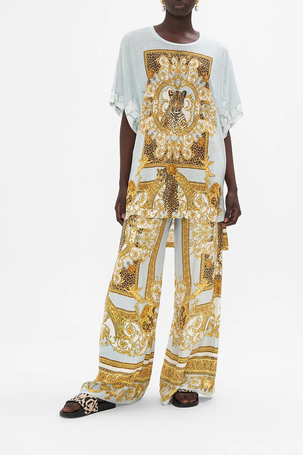 PANELLED SIDE SPLIT TEE PALAZZO PRIDE sold by Camilla