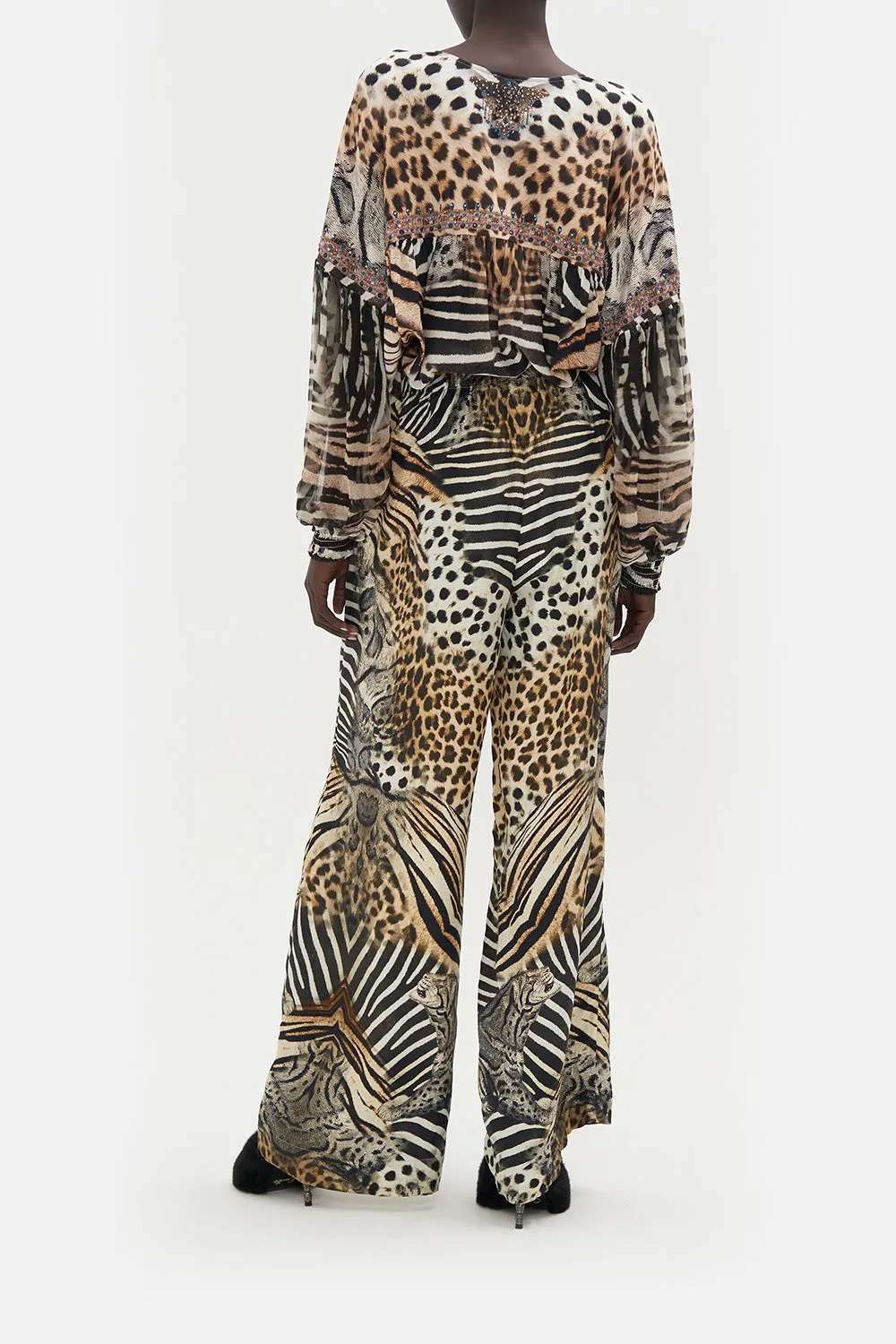 PAPERBAG WAIST WIDE LEG PANT FOR THE LOVE OF LEO sold by Camilla product image thumbnail 2