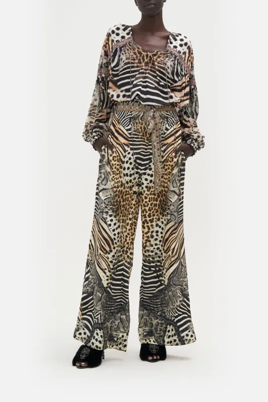 PAPERBAG WAIST WIDE LEG PANT FOR THE LOVE OF LEO sold by Camilla