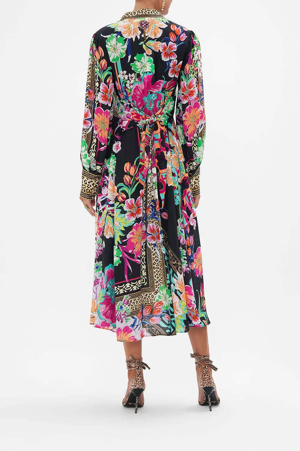 WAIST TIE SHIRT DRESS PRINTED PRIMA VERA sold by Camilla product image thumbnail 2