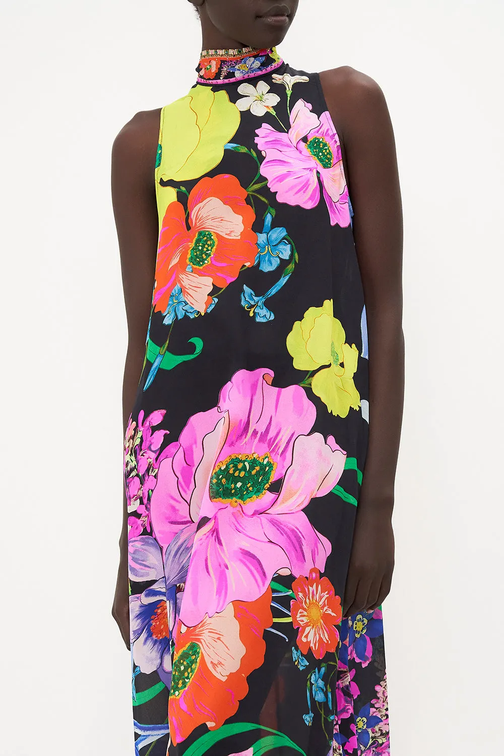 HIGH NECK DRESS WITH BACK NECK TIE AWAY WITH THE FAIRIES sold by Camilla product image thumbnail 5