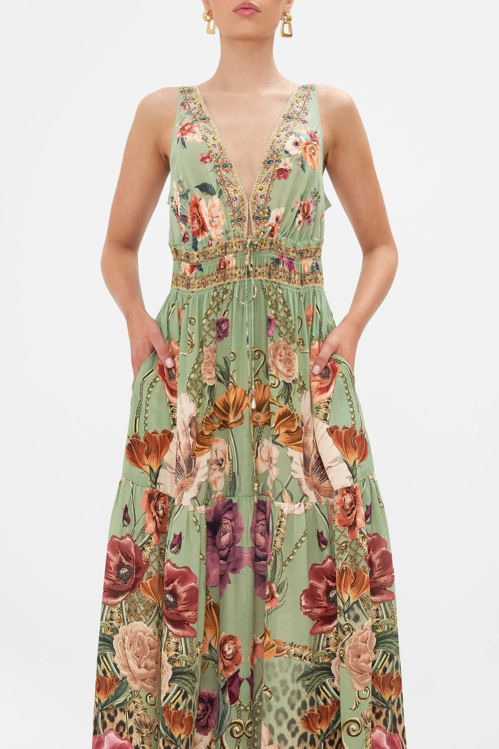 SHIRRED WAIST DETAIL LONG DRESS GROW AND GLOW sold by Camilla product image thumbnail 5