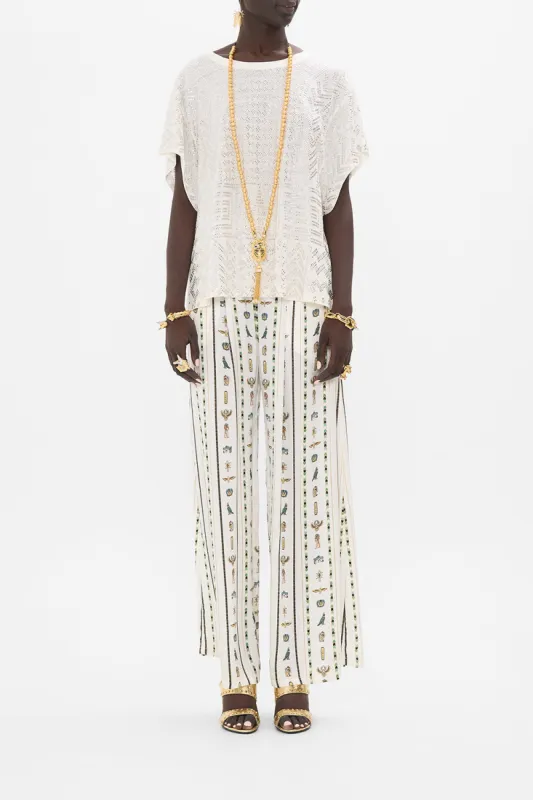 T-SHIRT WITH DROPPED ARMHOLE VALLEY OF THE QUEENS sold by Camilla