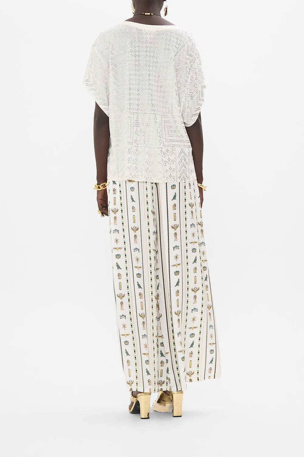 T-SHIRT WITH DROPPED ARMHOLE VALLEY OF THE QUEENS sold by Camilla product image thumbnail 2