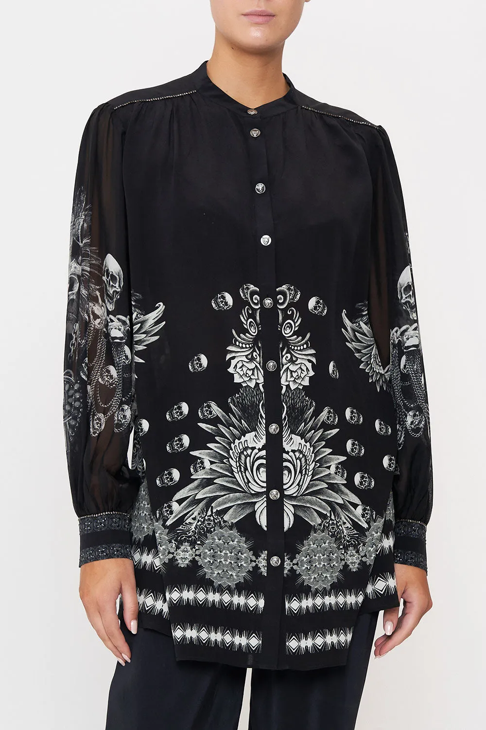 BLOUSON SLEEVE BLOUSE WITH YOKE ORDER OF DISORDER sold by Camilla product image thumbnail 5