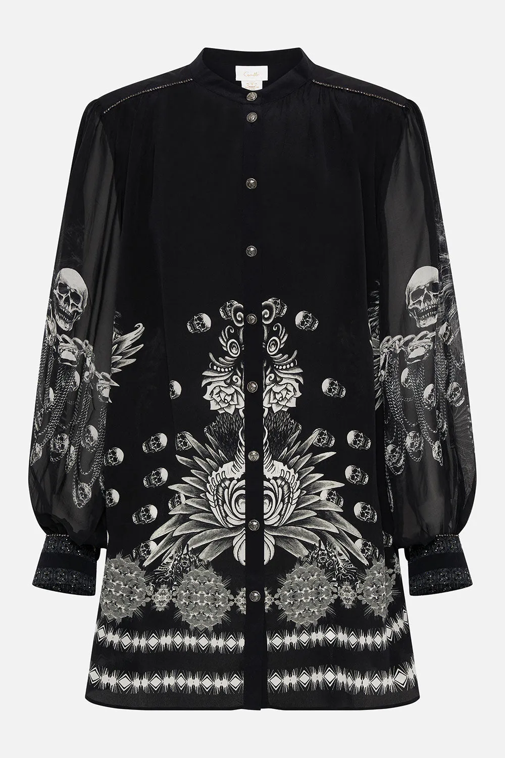 BLOUSON SLEEVE BLOUSE WITH YOKE ORDER OF DISORDER sold by Camilla product image thumbnail 3