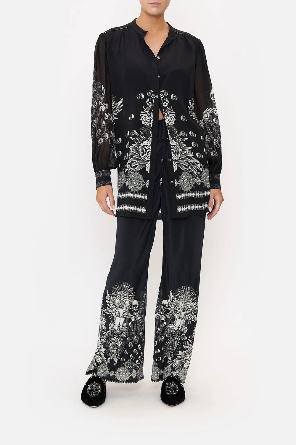 BLOUSON SLEEVE BLOUSE WITH YOKE ORDER OF DISORDER sold by Camilla