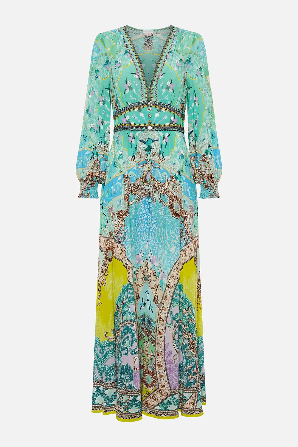 BUTTON DRESS WITH SHAPED WAISTBAND TURN BACK TIME sold by Camilla product image thumbnail 3