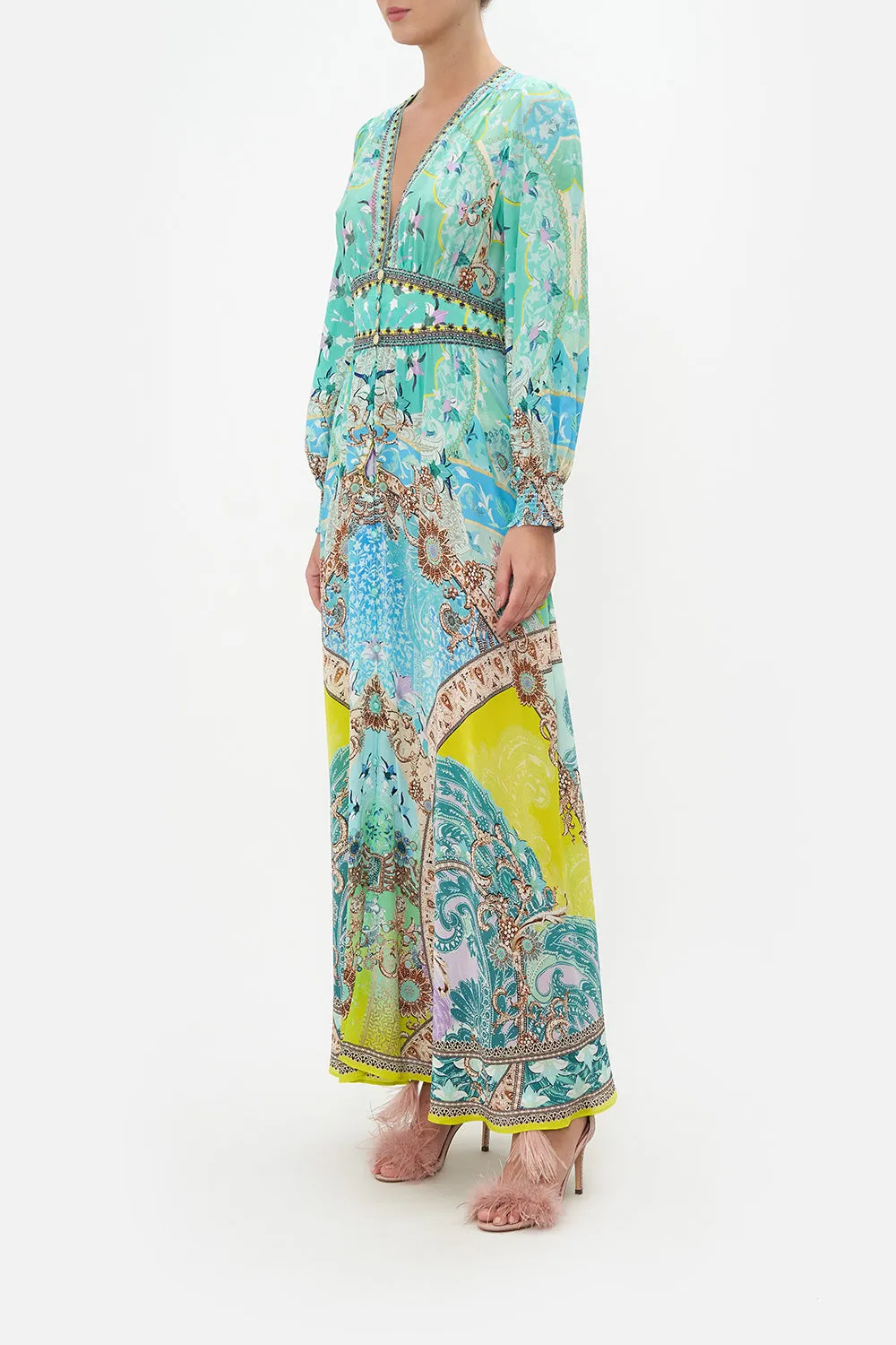 BUTTON DRESS WITH SHAPED WAISTBAND TURN BACK TIME sold by Camilla product image thumbnail 4