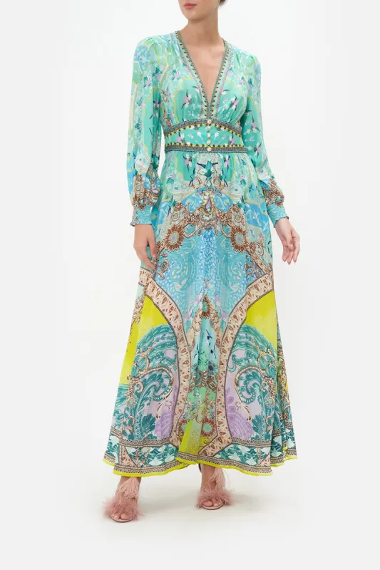 BUTTON DRESS WITH SHAPED WAISTBAND TURN BACK TIME sold by Camilla