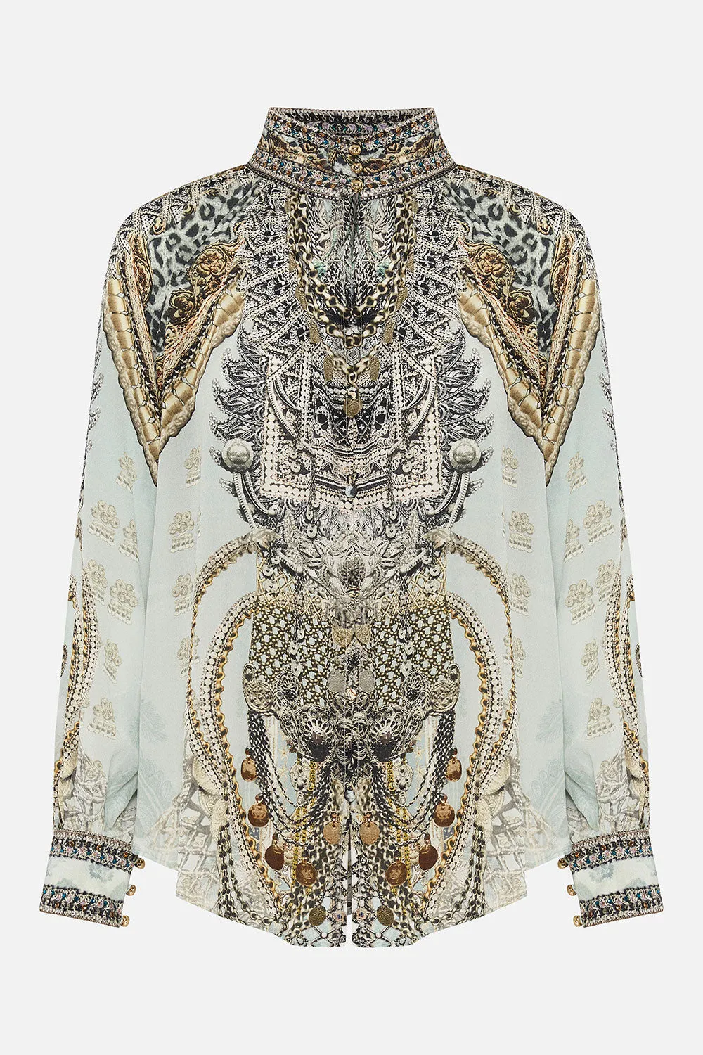 RAGLAN BUTTON UP SHIRT FREE ESPIRITU sold by Camilla product image thumbnail 3