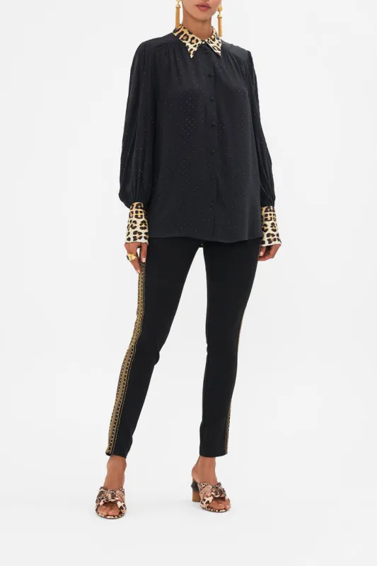 BUTTON THROUGH BLOUSON SLEEVE BLOUSE STANDING OVATION sold by Camilla