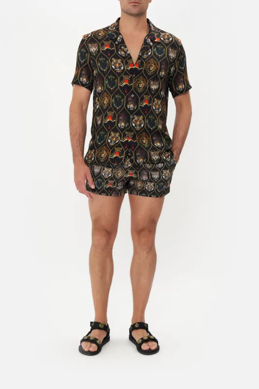 SHORT SLEEVE CAMP COLLARED SHIRT JAGGIS JEWELS sold by Camilla