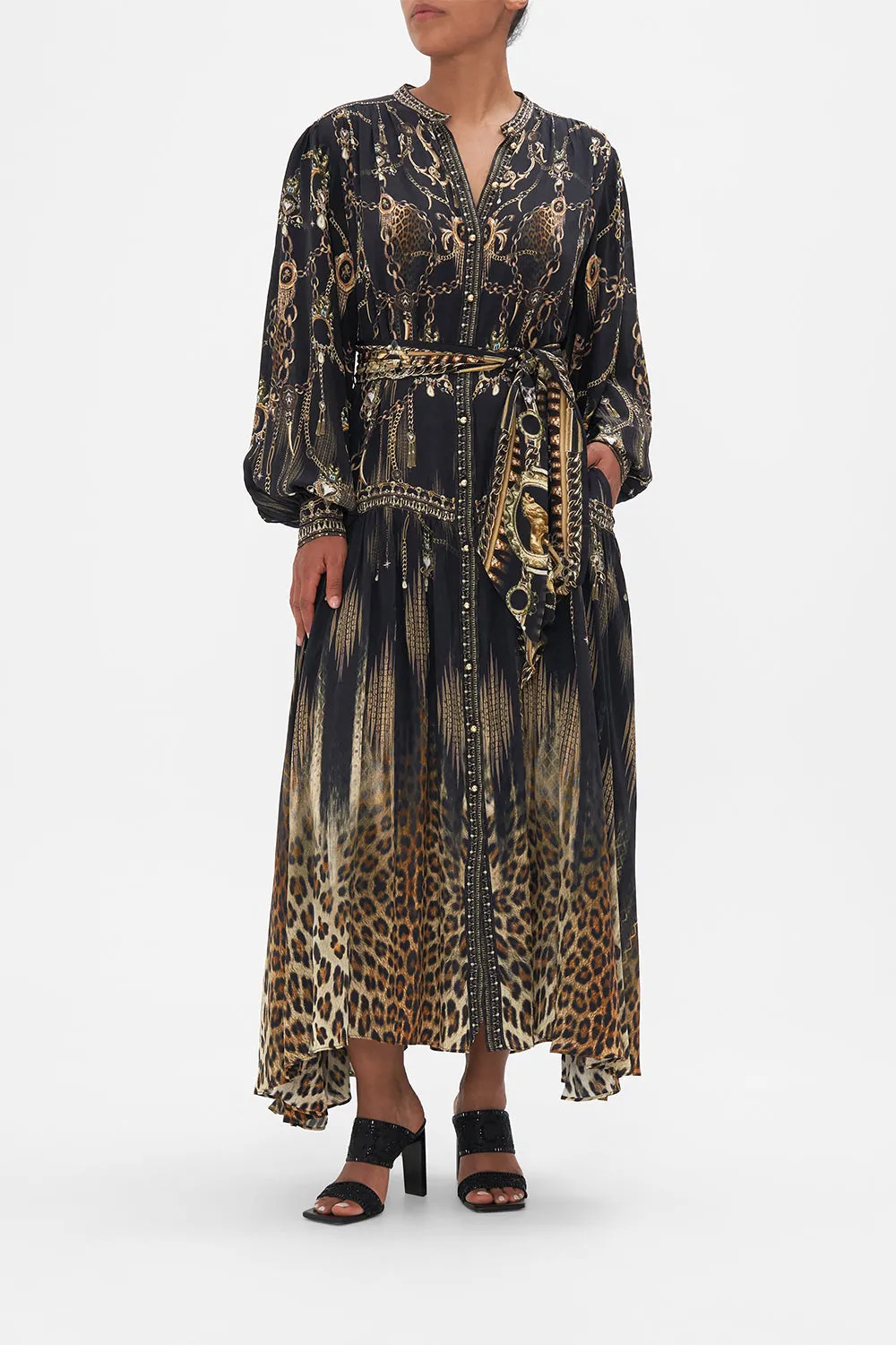 BUTTON THROUGH DRESS WITH YOKE JUNGLE DREAMING sold by Camilla