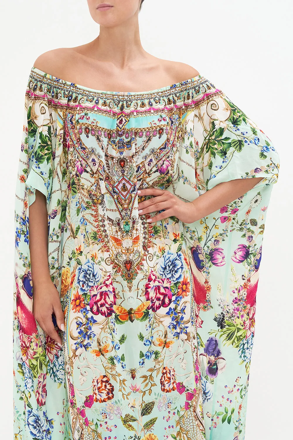 OFF SHOULDER KAFTAN HONEY HONEY sold by Camilla product image thumbnail 5