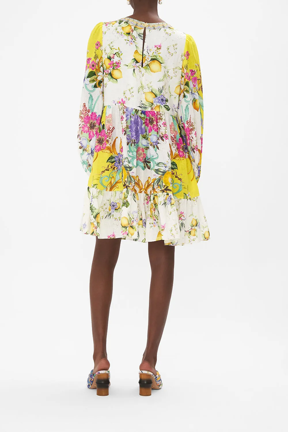 SHORT TIE FRONT BLOUSON DRESS CATERINA SPRITZ sold by Camilla product image thumbnail 2