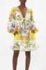 SHORT TIE FRONT BLOUSON DRESS CATERINA SPRITZ sold by Camilla
