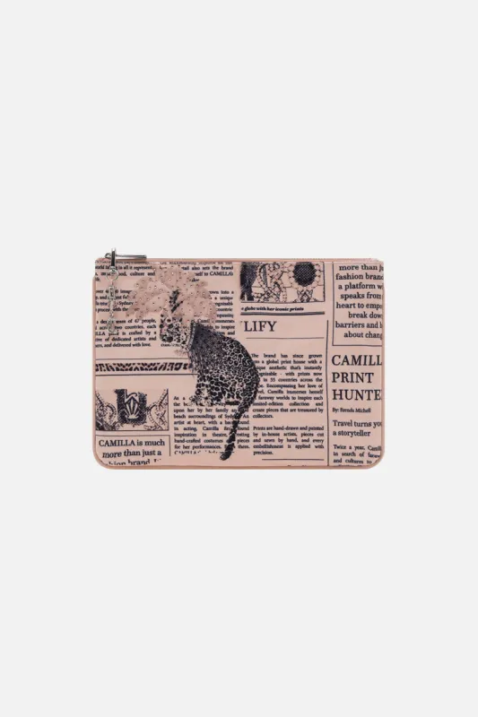 SMALL CANVAS CLUTCH FAME FEVER sold by Camilla