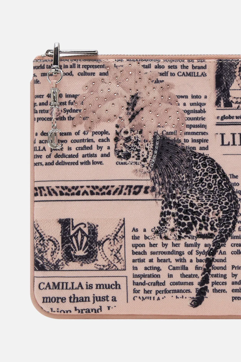 SMALL CANVAS CLUTCH FAME FEVER sold by Camilla product image thumbnail 3