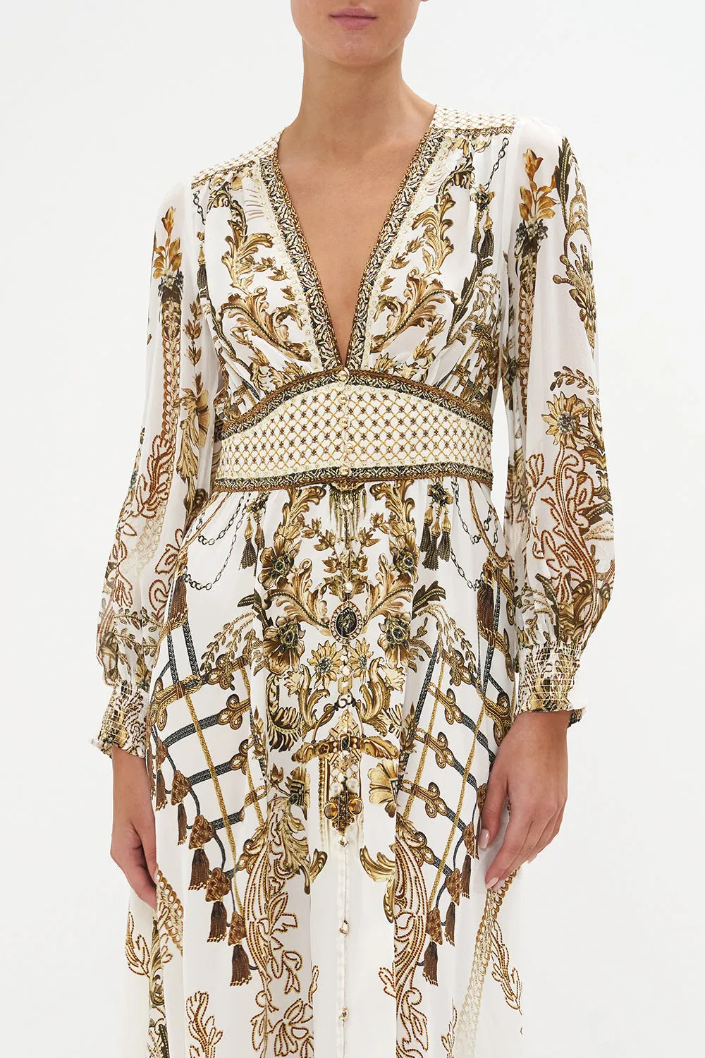 BUTTON DRESS WITH SHAPED WAISTBAND ROAD TO RICHESSE sold by Camilla product image thumbnail 5