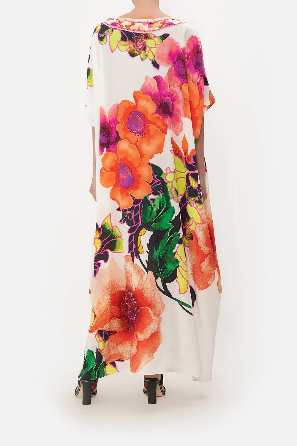 V-NECK KAFTAN PRETTY AS A POPPY sold by Camilla product image thumbnail 2