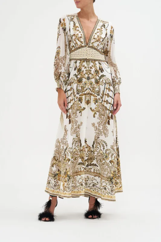 BUTTON DRESS WITH SHAPED WAISTBAND ROAD TO RICHESSE sold by Camilla