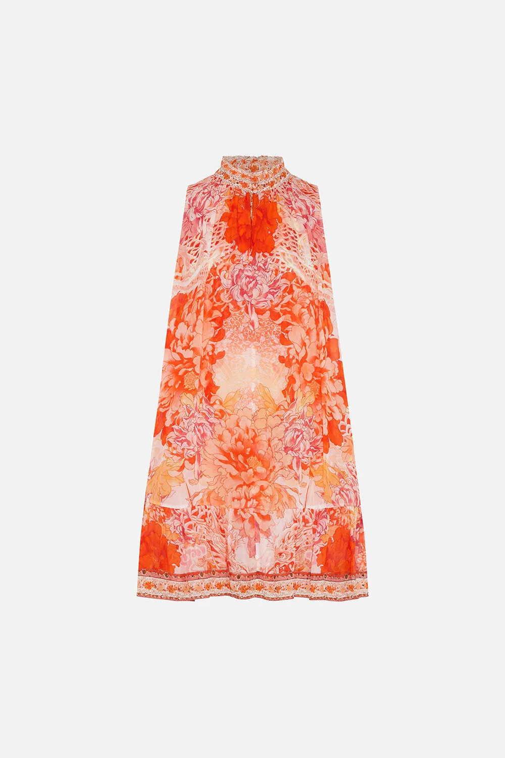 HIGH NECK RUFFLE DRESS DRAGON MOTHER sold by Camilla product image thumbnail 3