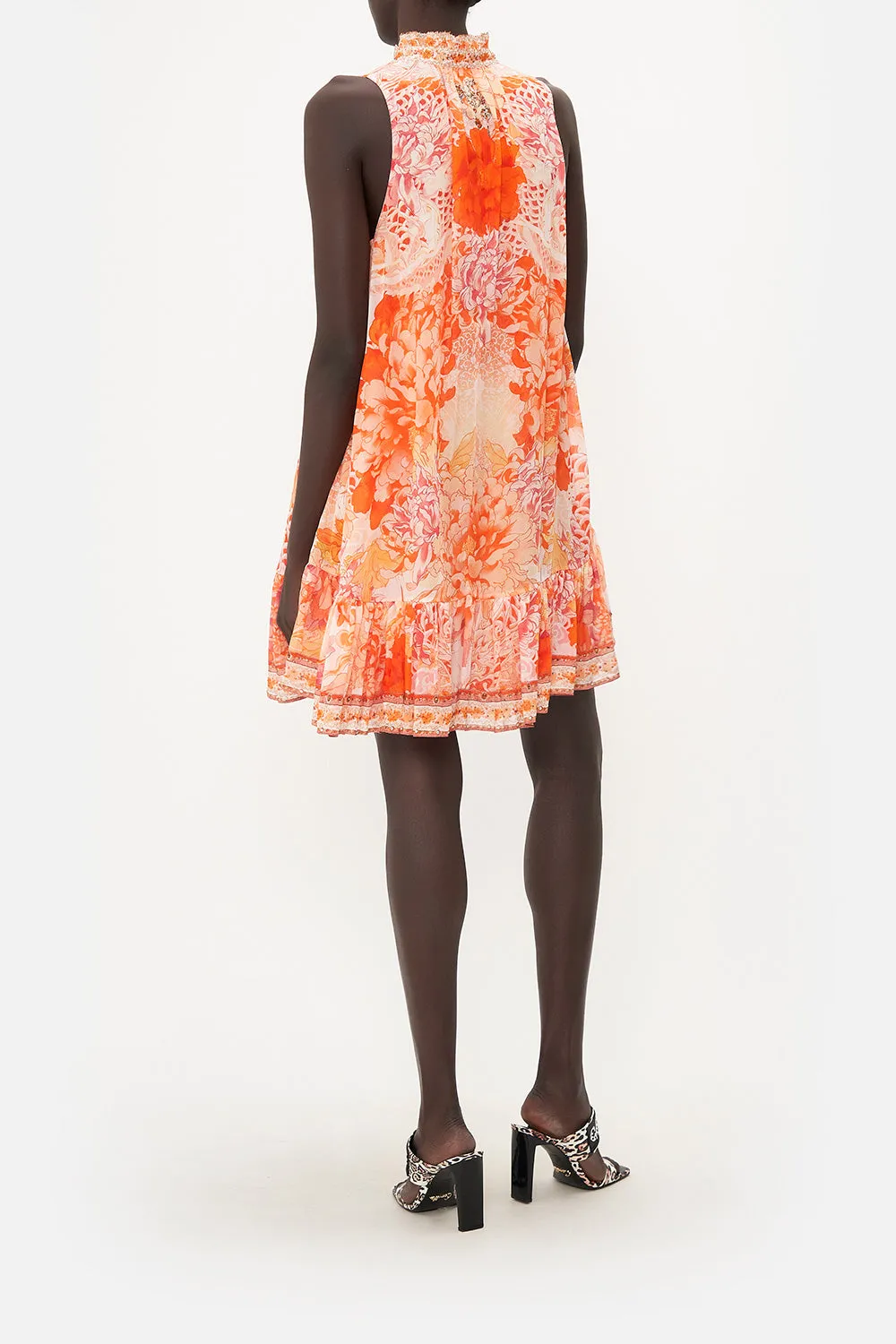 HIGH NECK RUFFLE DRESS DRAGON MOTHER sold by Camilla product image thumbnail 2