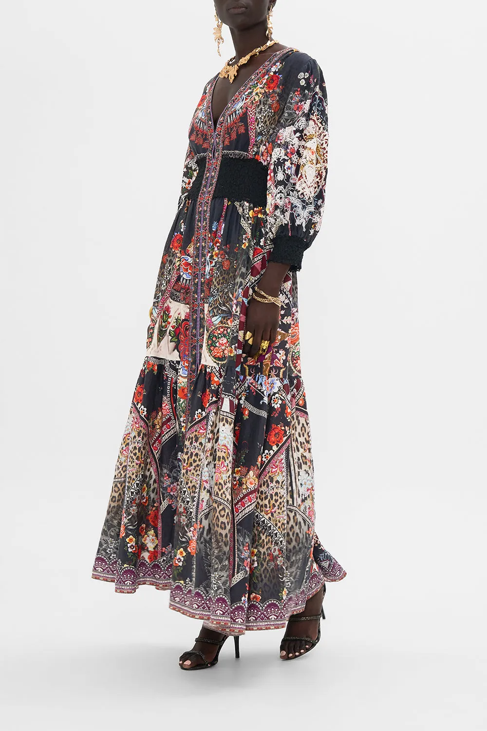 SHIRRED WAISTBAND LONG DRESS VOLENDAM DOLLS sold by Camilla product image thumbnail 4