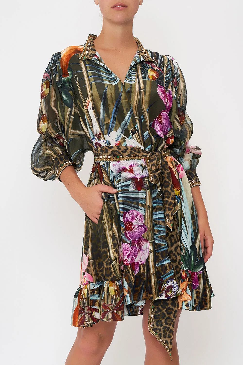 DROP SLEEVE SHIRT DRESS PASSPORT TO PARADISE sold by Camilla product image thumbnail 5