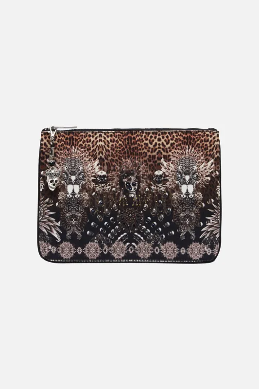 SMALL CANVAS CLUTCH ORDER OF DISORDER sold by Camilla