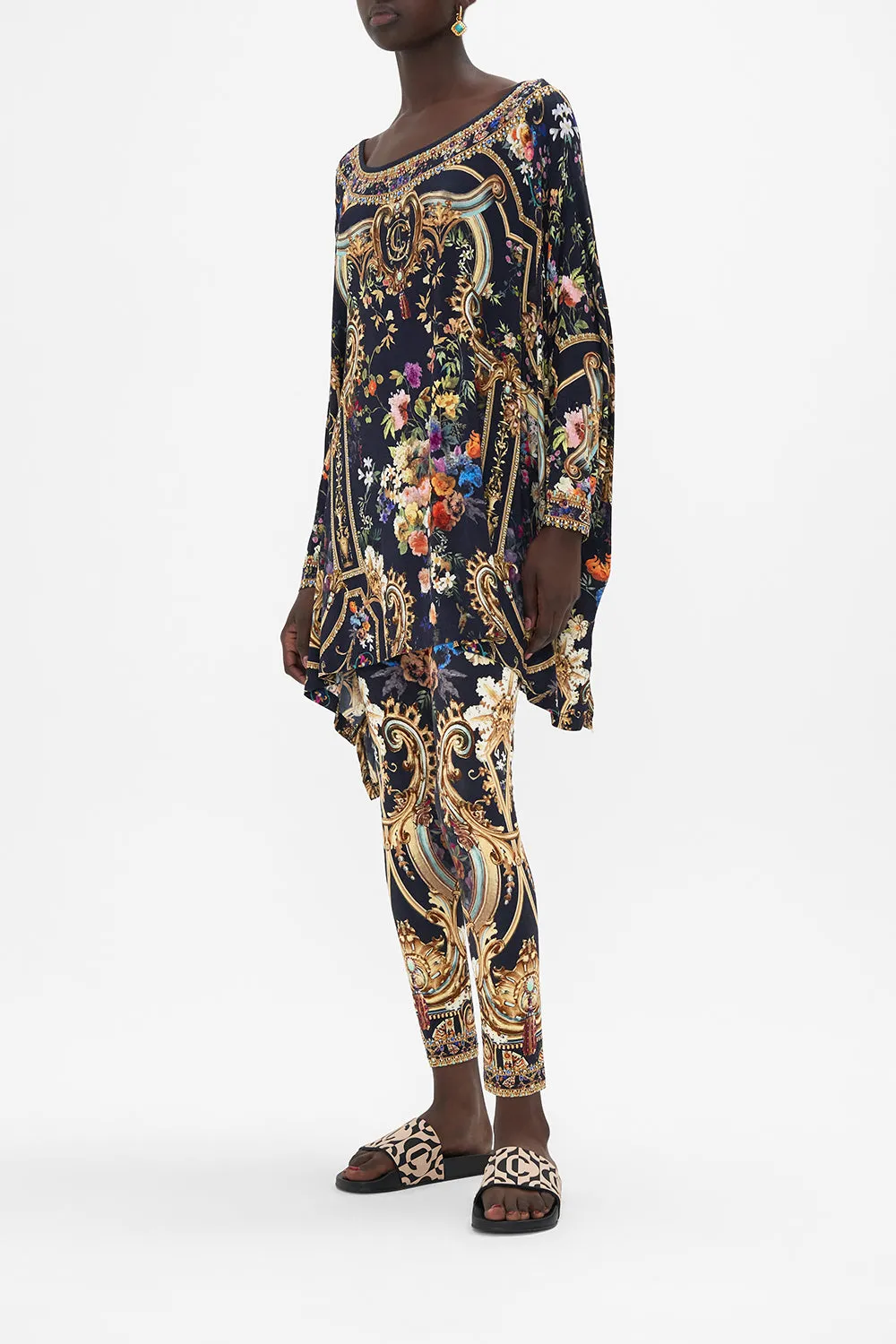 SCOOP NECK SLOUCH TEE PLAY YOUR CARDS RIGHT sold by Camilla product image thumbnail 4