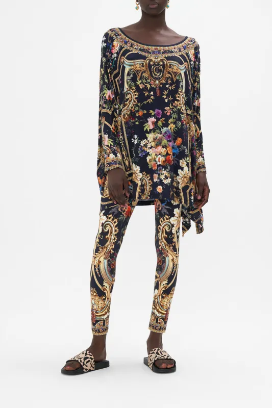 SCOOP NECK SLOUCH TEE PLAY YOUR CARDS RIGHT sold by Camilla