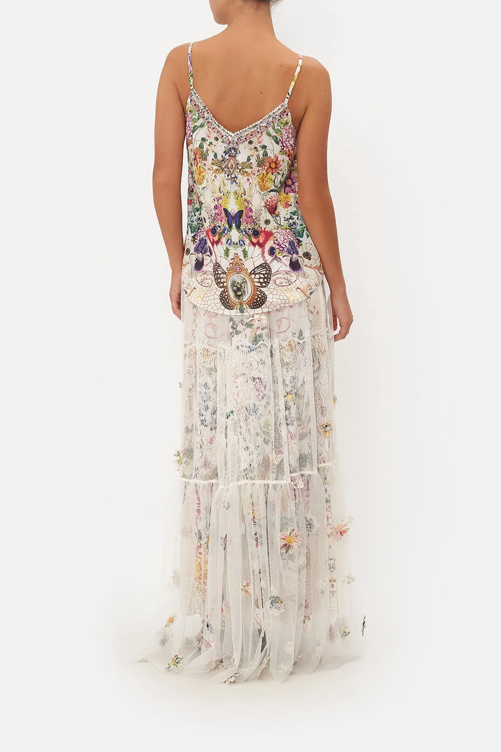 V-NECK BIAS CAMI QUEENS BEE HIVE sold by Camilla product image thumbnail 2