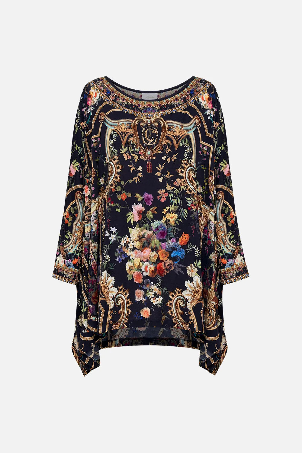 SCOOP NECK SLOUCH TEE PLAY YOUR CARDS RIGHT sold by Camilla product image thumbnail 3