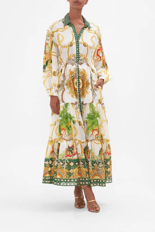 TIERED LONG SHIRT DRESS MY SWEET DEVOTION sold by Camilla