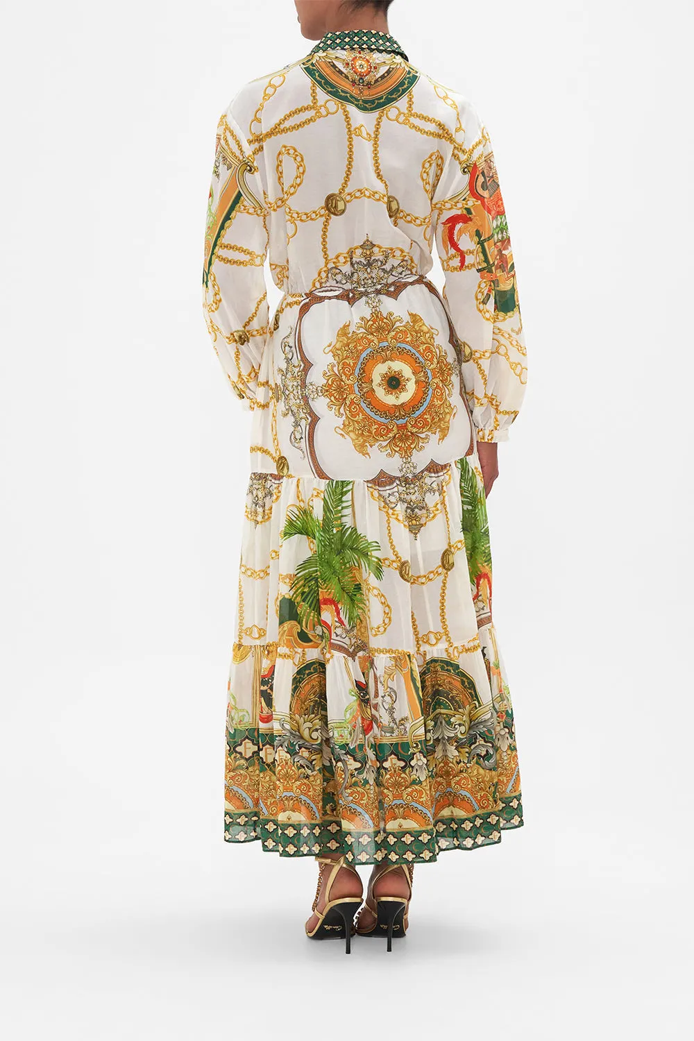 TIERED LONG SHIRT DRESS MY SWEET DEVOTION sold by Camilla product image thumbnail 3