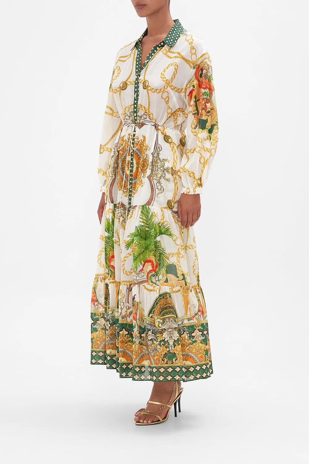 TIERED LONG SHIRT DRESS MY SWEET DEVOTION sold by Camilla product image thumbnail 2