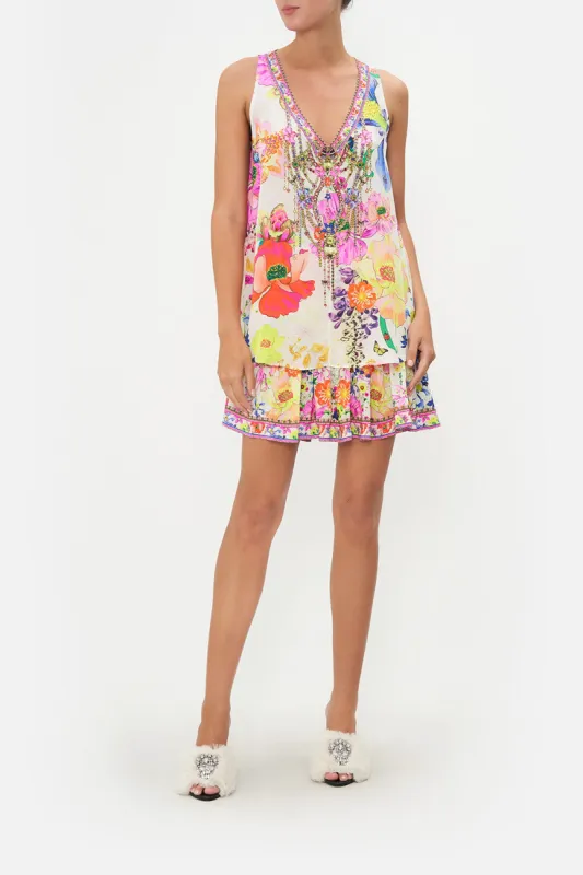 V NECK BUTTON BACK TOP FAIRY GANG sold by Camilla