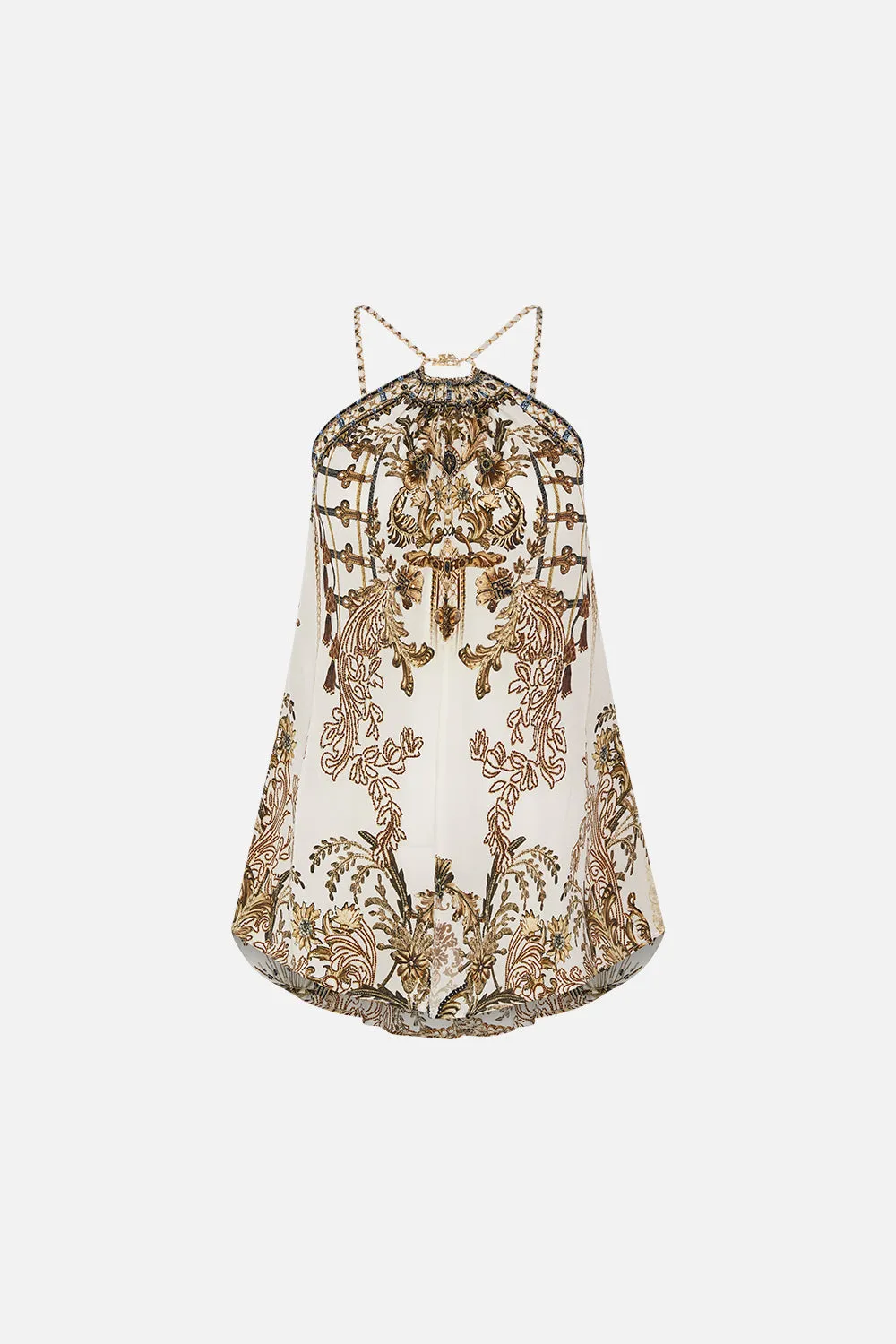 HALTER TOP WITH HARDWARE ROAD TO RICHESSE sold by Camilla product image thumbnail 3