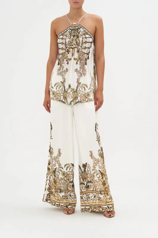 HALTER TOP WITH HARDWARE ROAD TO RICHESSE sold by Camilla