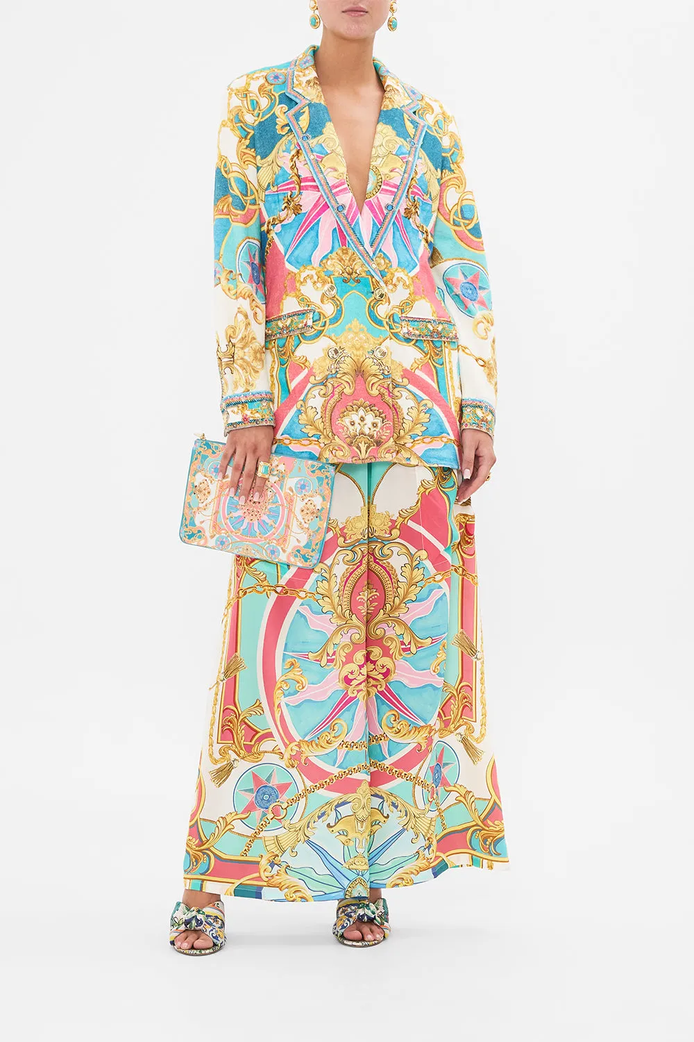 SMALL CANVAS CLUTCH SAIL AWAY WITH ME sold by Camilla product image thumbnail 4