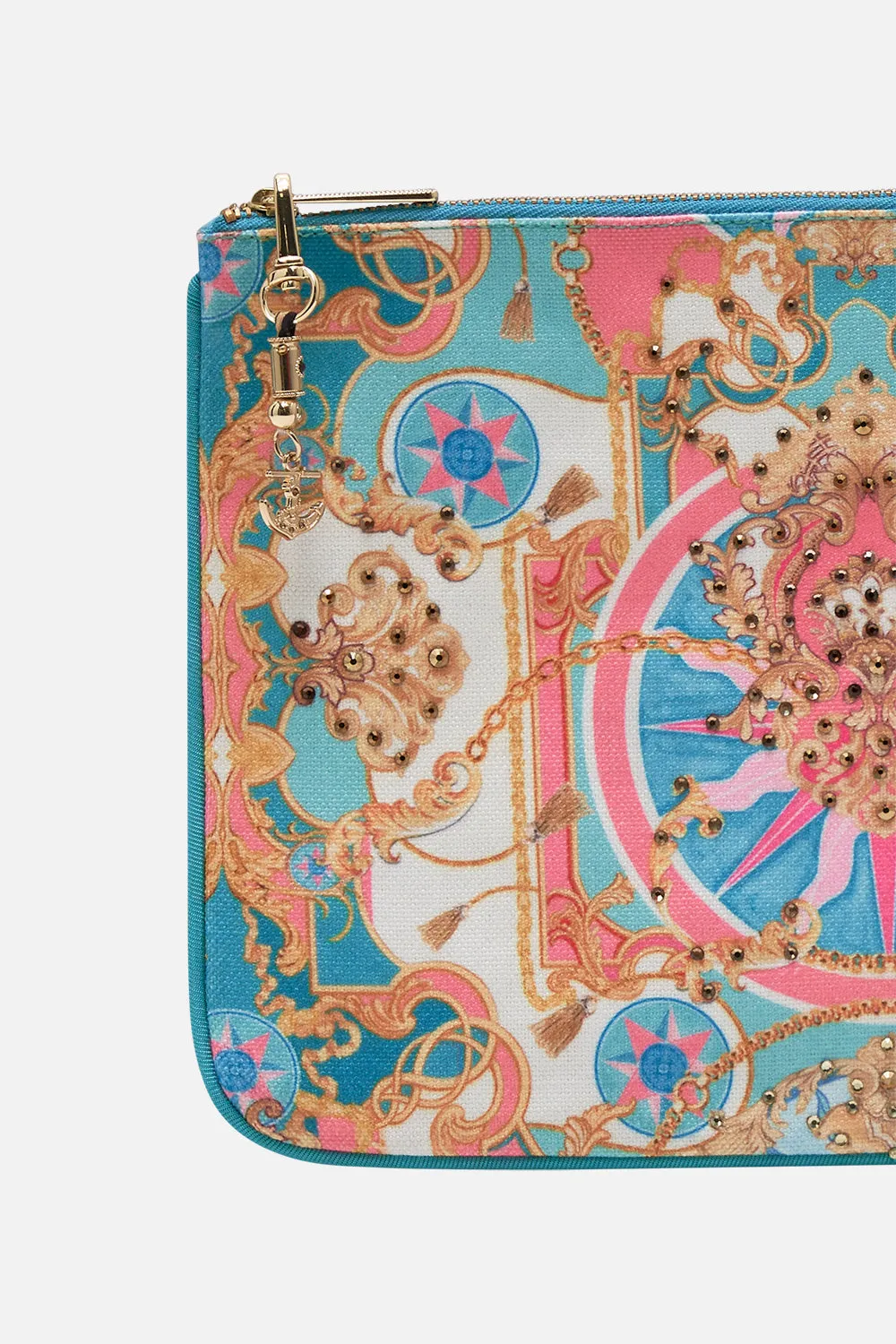 SMALL CANVAS CLUTCH SAIL AWAY WITH ME sold by Camilla product image thumbnail 3