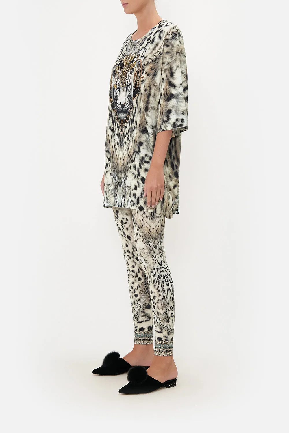 SUPER OVERSIZED TEE SNOW WHISPERS LOUNGE sold by Camilla product image thumbnail 4