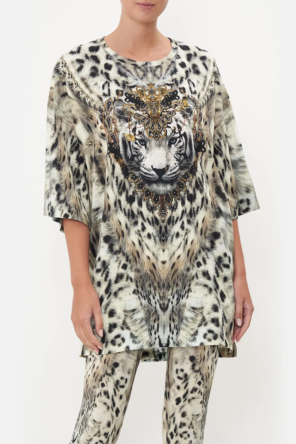 SUPER OVERSIZED TEE SNOW WHISPERS LOUNGE sold by Camilla product image thumbnail 5