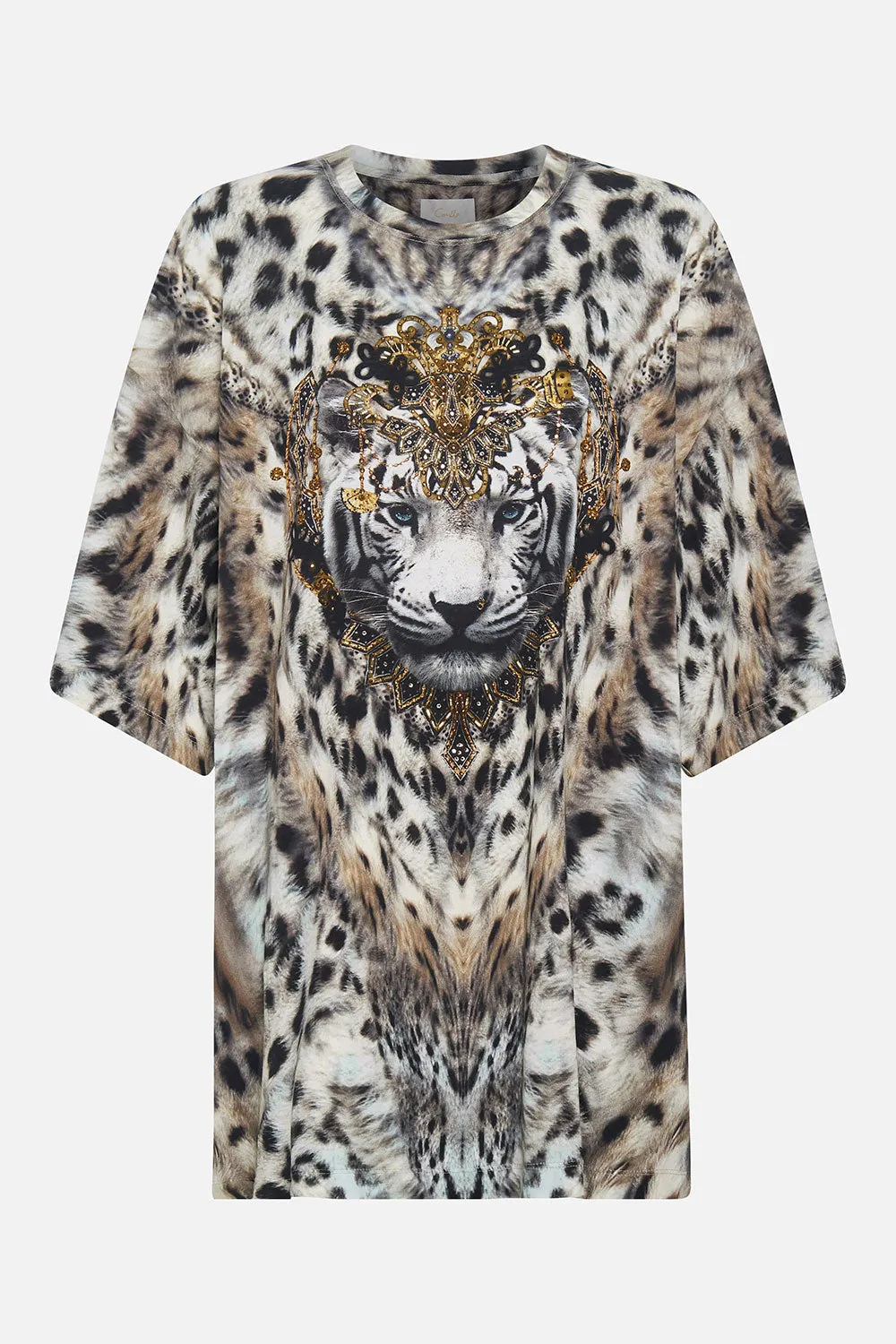 SUPER OVERSIZED TEE SNOW WHISPERS LOUNGE sold by Camilla product image thumbnail 3