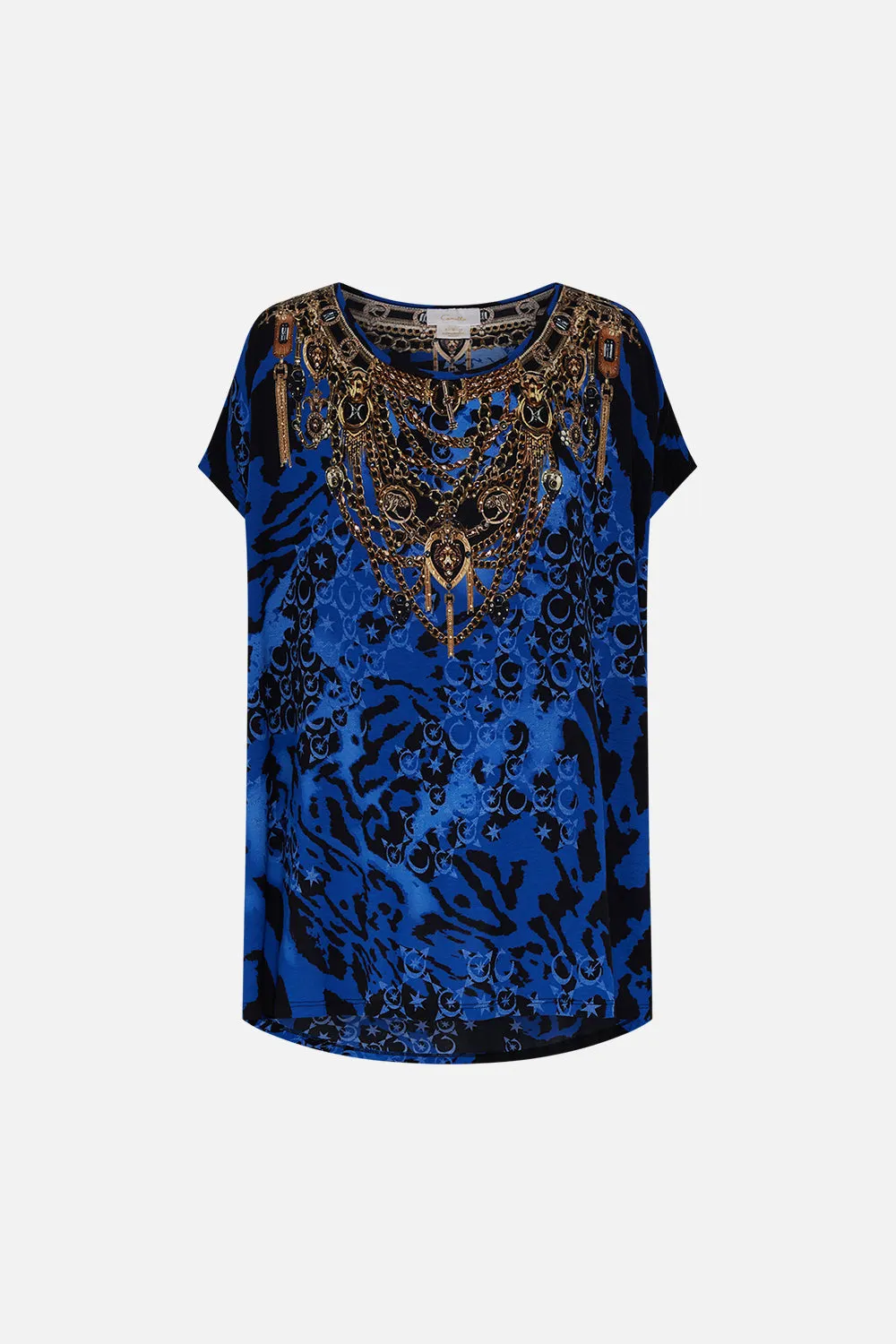 LOOSE FIT TEE CAT GOT YOUR TONGUE sold by Camilla product image thumbnail 3