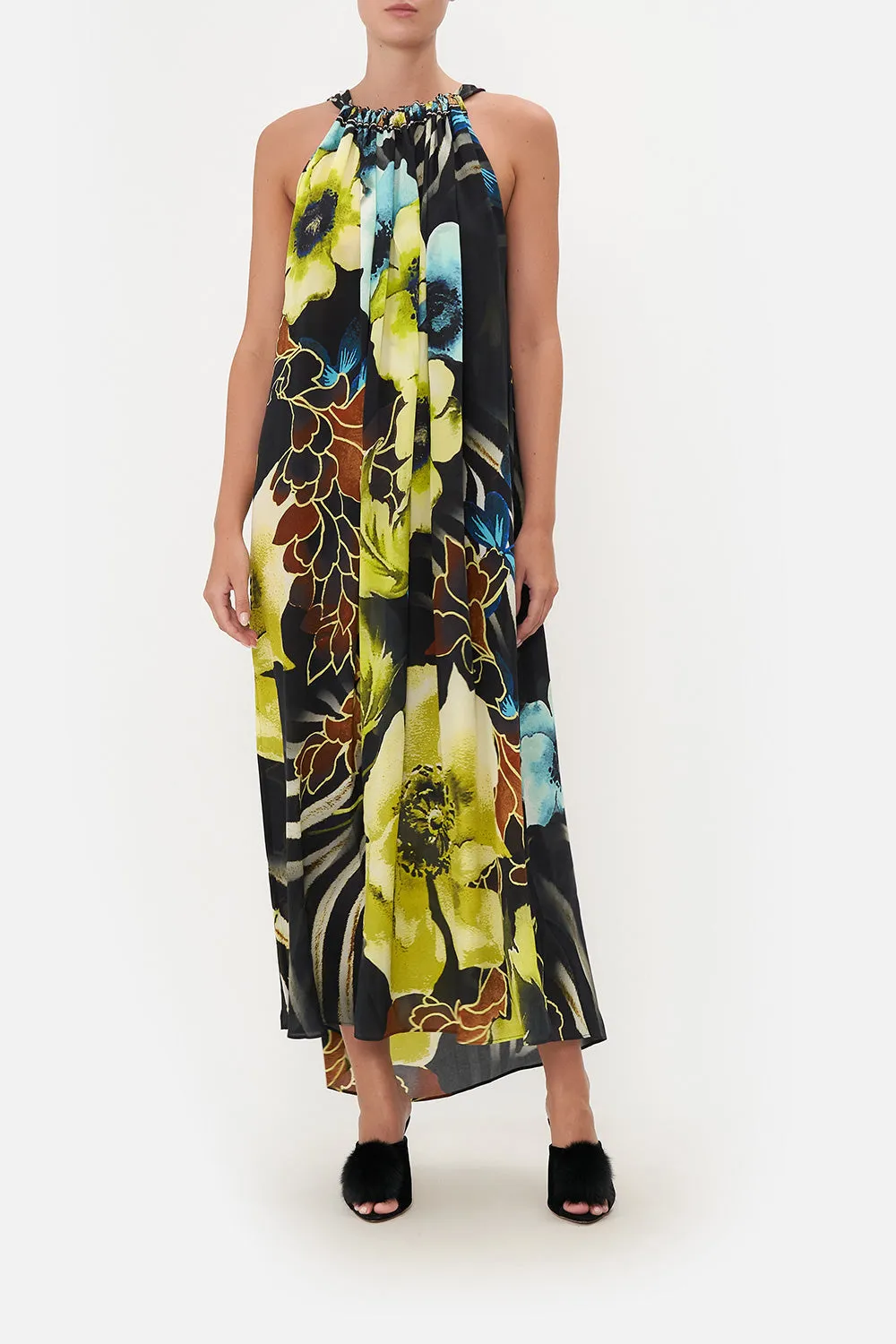 DRAWSTRING DRESS POPPY DIVINE sold by Camilla