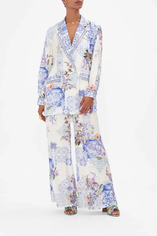 DOUBLE BREASTED SOFT JACKET PAINT ME POSITANO made by Camilla